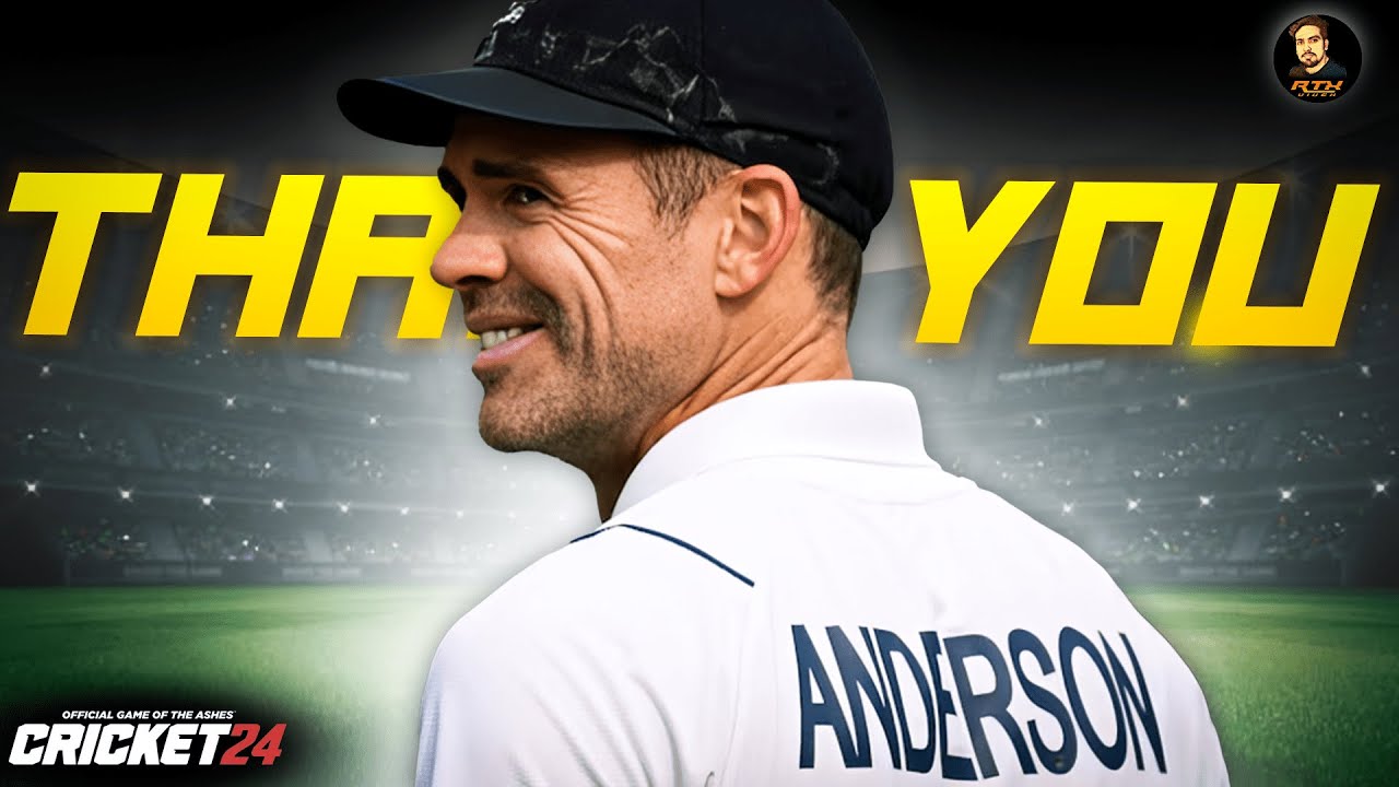 Playing Jimmy Anderson Last Test Match At Lords In Cricket 24 - RtxVivek