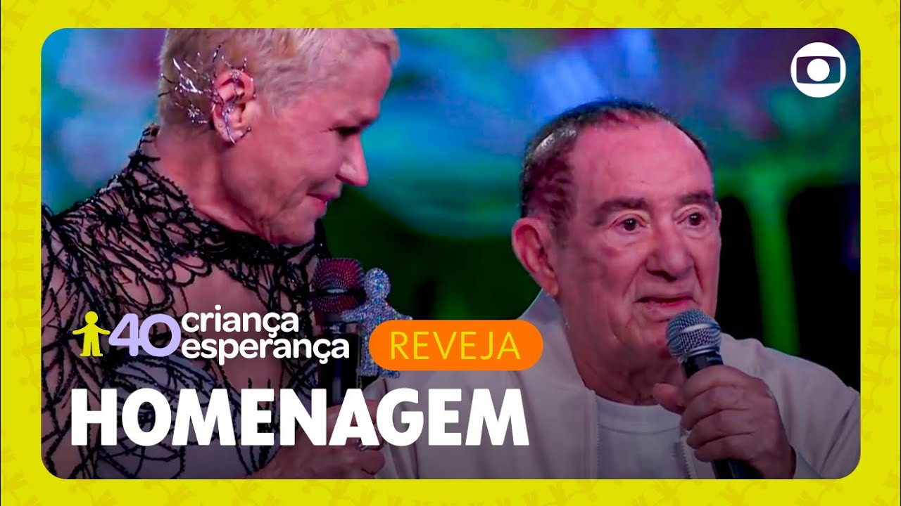 Renato Aragão é homenageado no palco do Criança Esperança!  | TV Globo