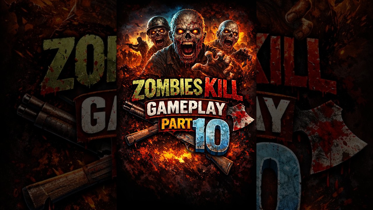 Zombies Kill #10 — Insane Horde Battle Begins! #GamingShorts #ZombieGameplay #ZombiesKillPart10