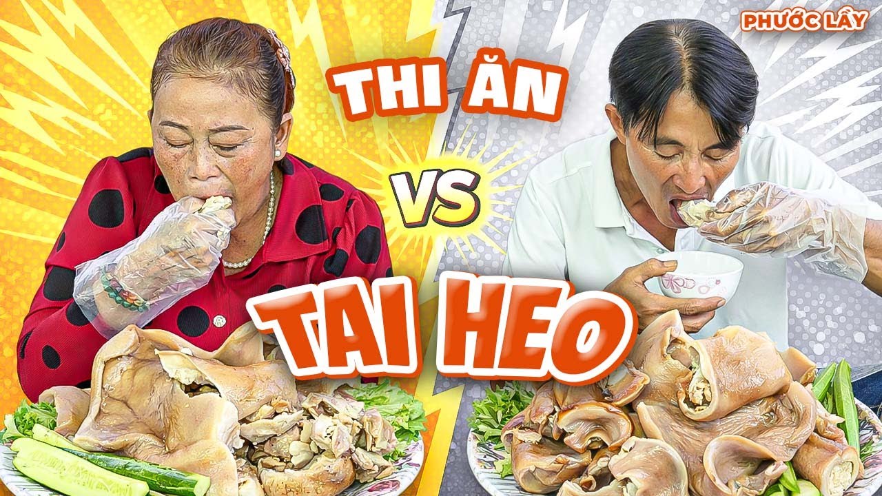 Thử Thách Tai Heo Luộc 