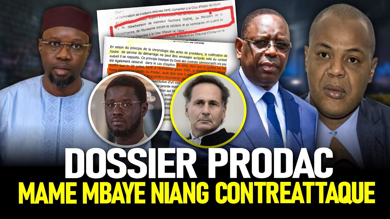 L'annonce de plainte de Mame Mbaye Niang !  Dossier PRODAC, déception et risques des mêmes erreurs