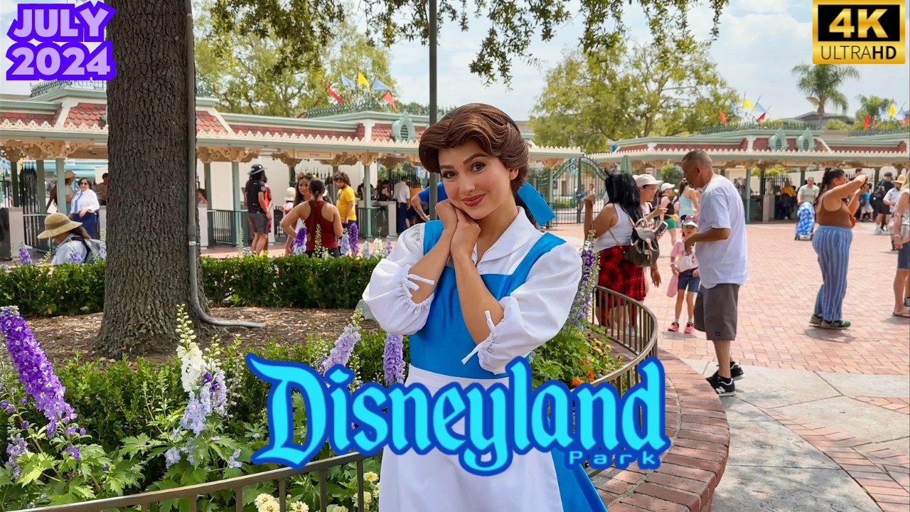 Disneyland Walkthrough- Summer Afternoon at the Disneyland Resort July 2024 [4K]