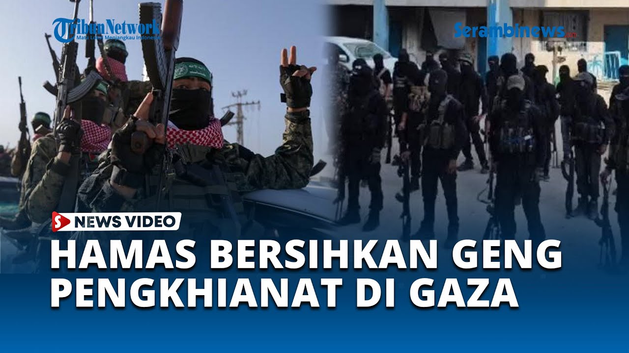 Operasi Besar besaran Hamas Tumpas Kelompok Pendukung Israel di Gaza