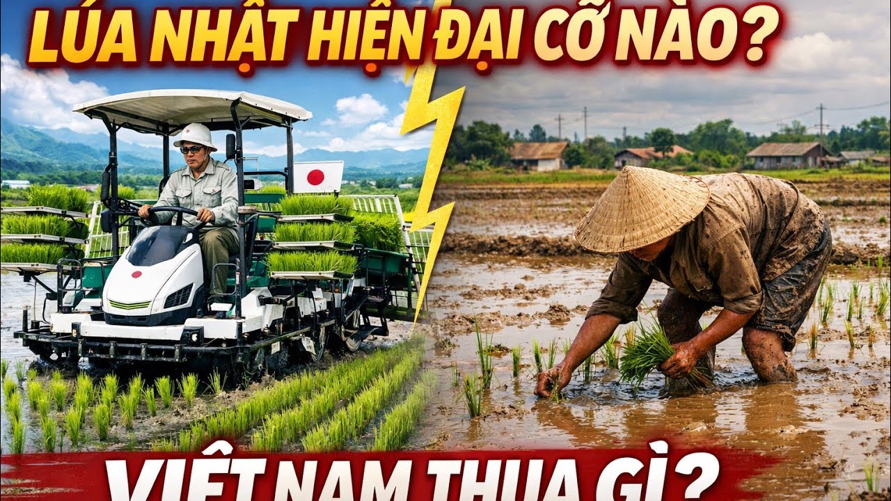 Trồng lúa ở Nhật Bản hiện đại ra sao? Việt Nam có theo kịp?