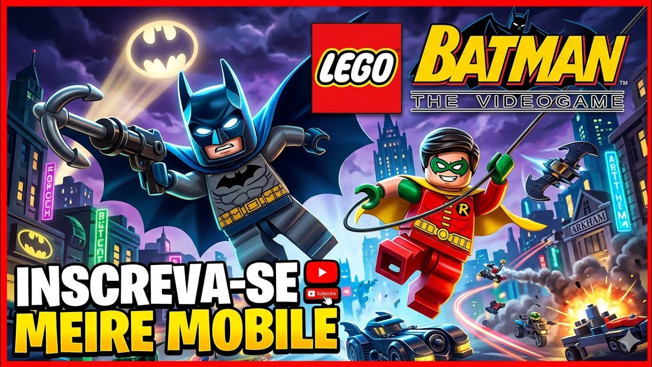 LEGO BATMAN no PlayStation 2 – Aventura épica em Gotham! PARTE 1 #games #gameplay 