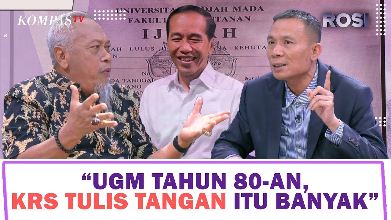 Heboh Transkrip Nilai Jokowi Terlihat Ditulis Tangan, Eks Guru Besar UGM Bicara | ROSI