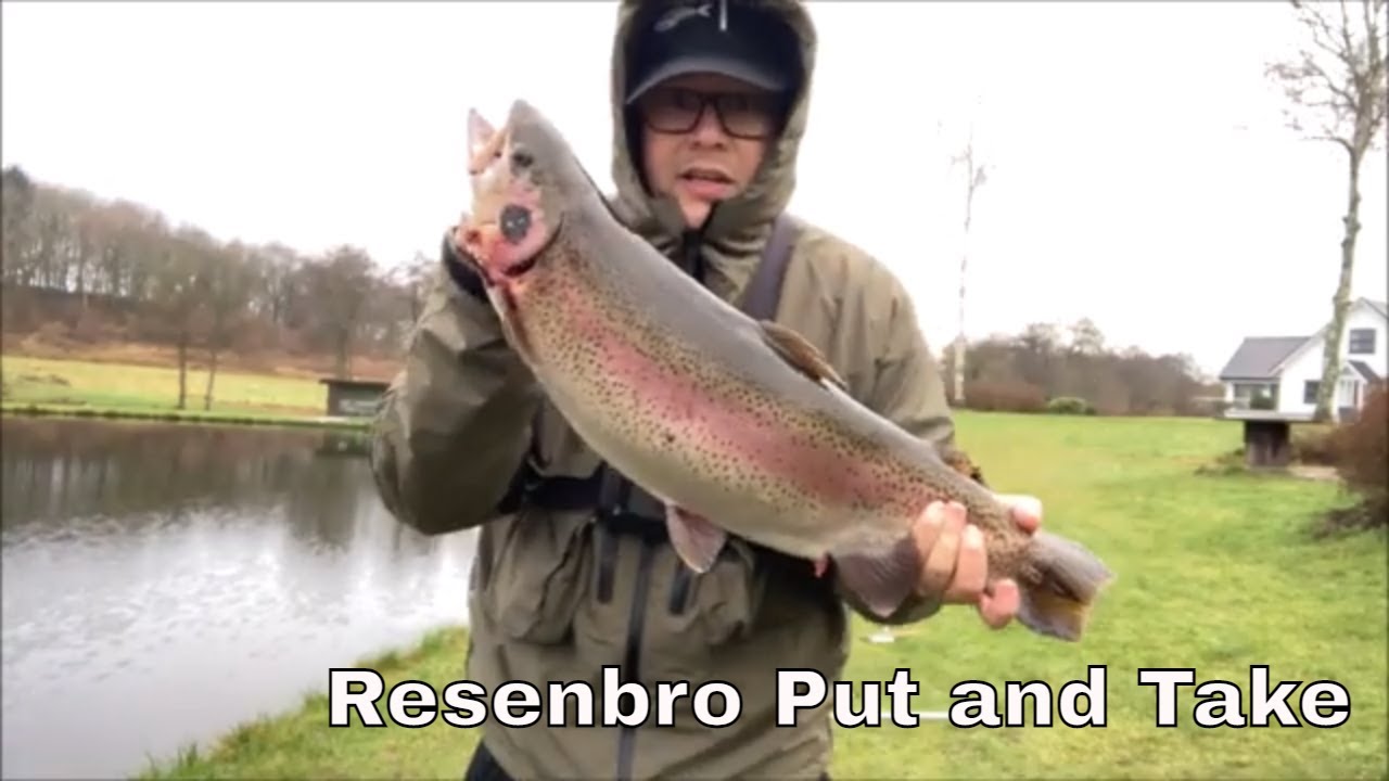 Vinterfiskeri i januar - Resenbro put and take med ny PR!!