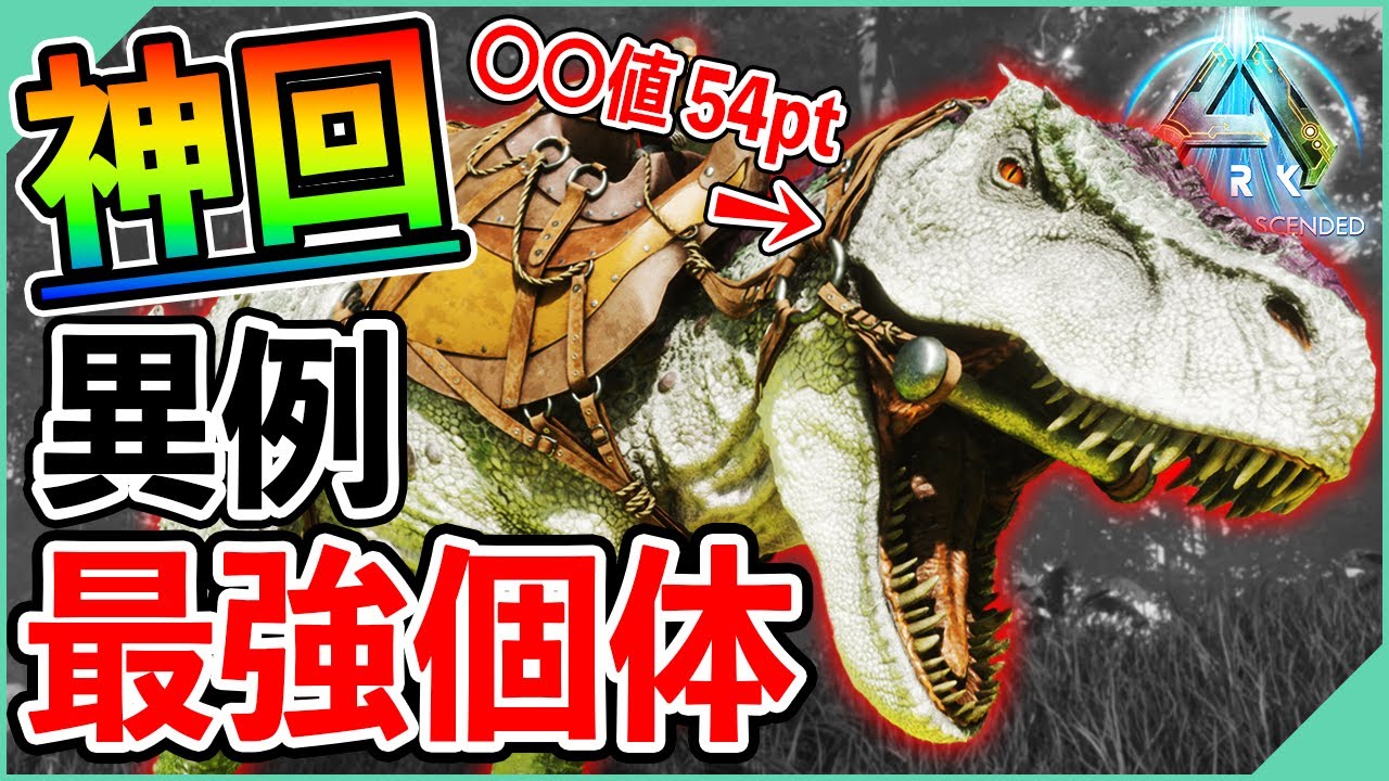 【ASA】異常発生！ARKに突如出現した昏睡できない驚愕のステータスを持った最強のレックス現る！【ARK: Survival Ascended】