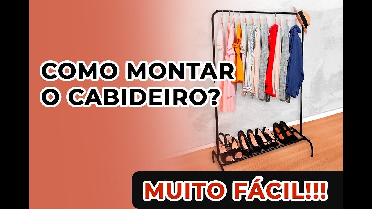 COMO MONTAR uma Arara Cabideiro!? Siga o Passo a Passo