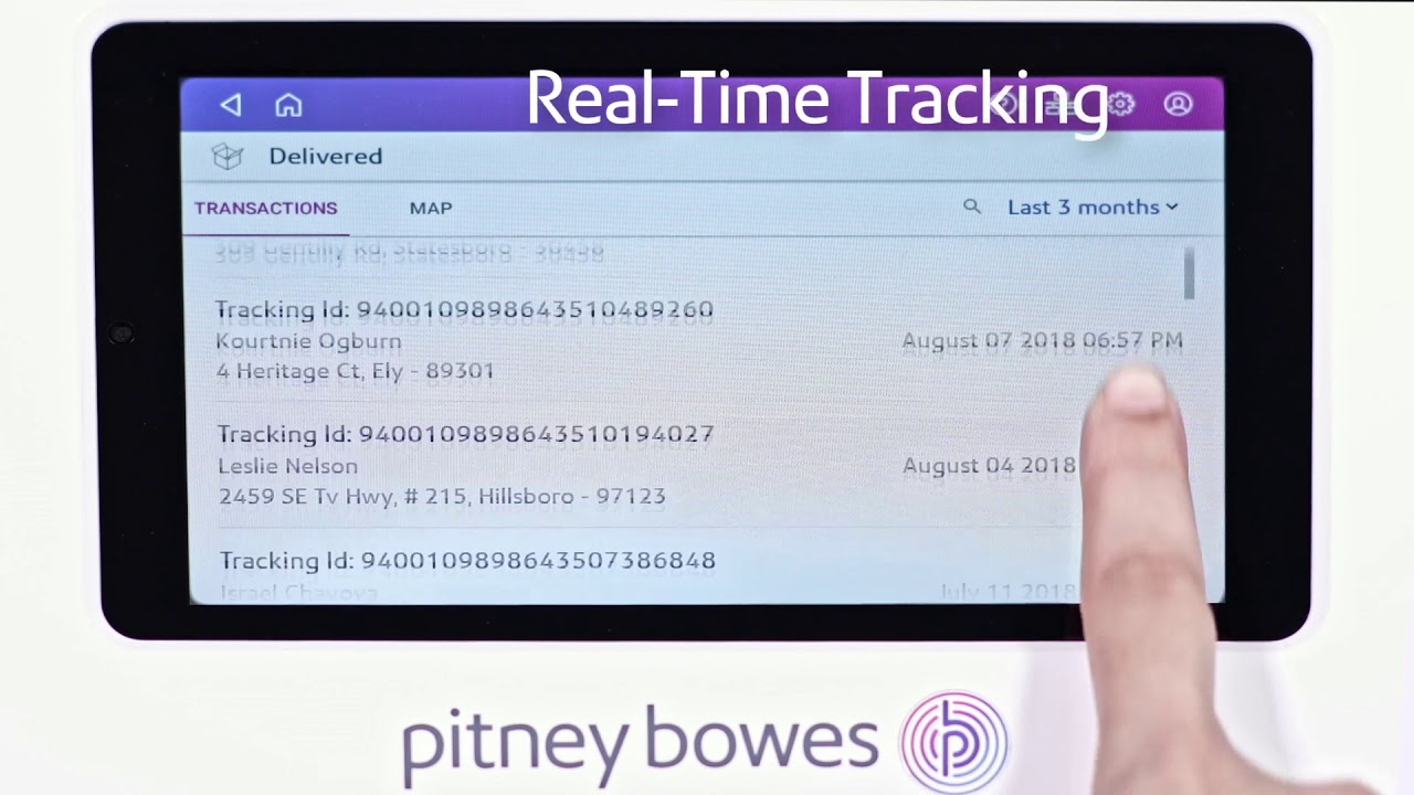 Pitney Bowes Shipping Alerts & Reports App