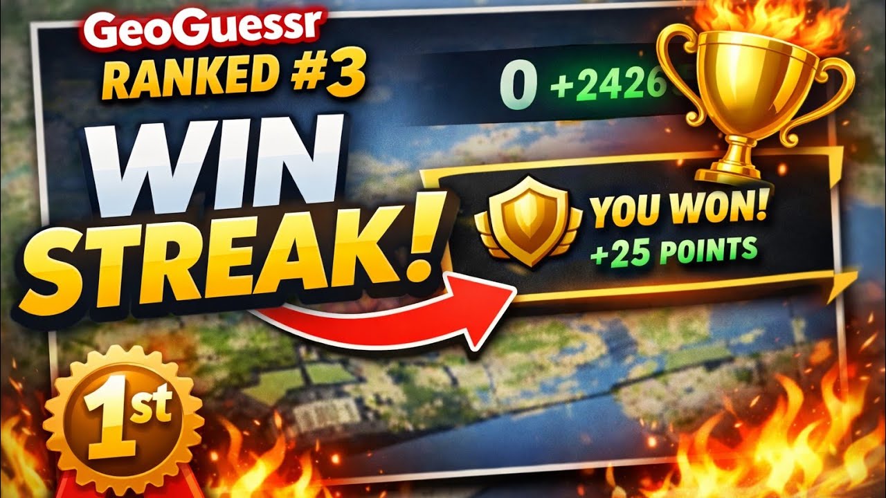 Geoguessr Ranked #3  - Win Streak Verdergezet!