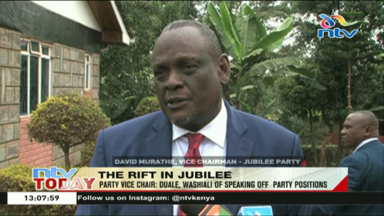 Jubilee vice chair: David Murathe accuse majority leader, Duale of driving 'certain' agenda