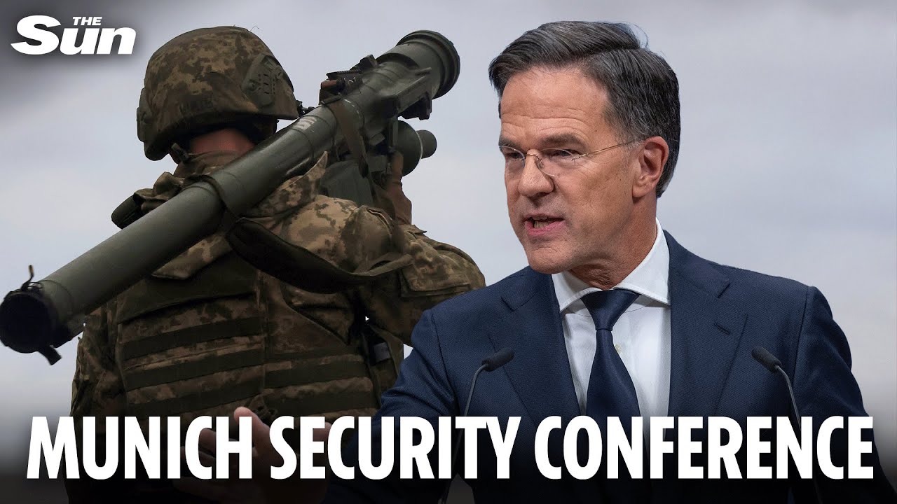 LIVE: NATO&rsquo;s Mark Rutte delivers a keynote speech at the Munich Security Conference in Berlin