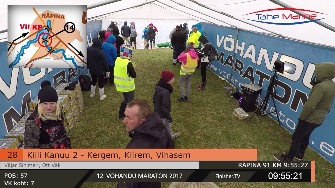 Kiili Kanuu 2 - Kergem, Kiirem, Vihasem 28 l 12  V&otilde;handu maraton 2017