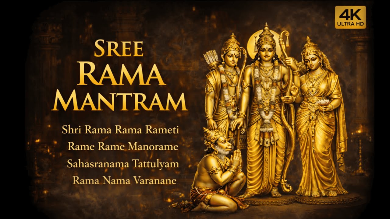 Sree Rama Mantram | Shri Rama Rama Rameti | Powerful Rama Naam Chanting | Peace & Devotion