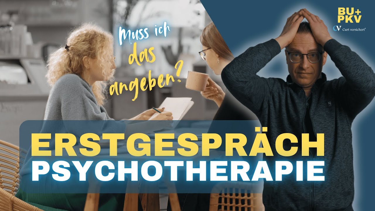 BU & PKV Antrag - Erstgespr&auml;ch Psychotherapie immer angeben?