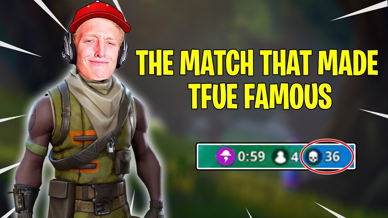 The Match That Made Tfue Famous In Fortnite