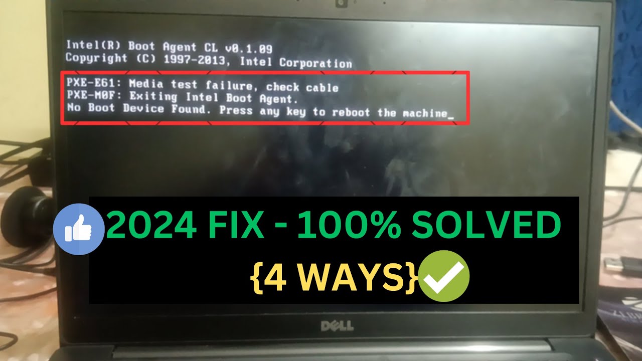 2024 FIX ✅ How To Fix No Boot Device Found Press Any Key to Reboot the Machine