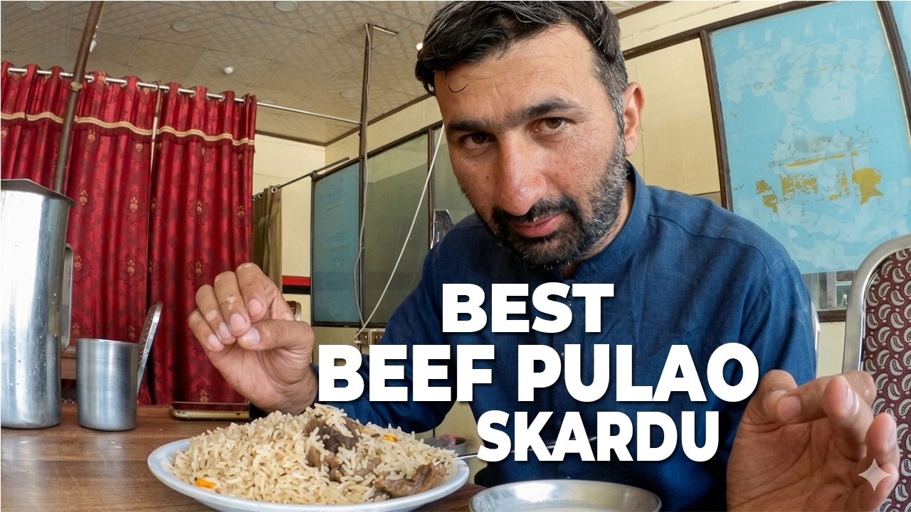 Honda CD 70 Riding Through Heart of Skardu City | Alamdar Chowk Beef Pulao | Azam Munir | Video 272