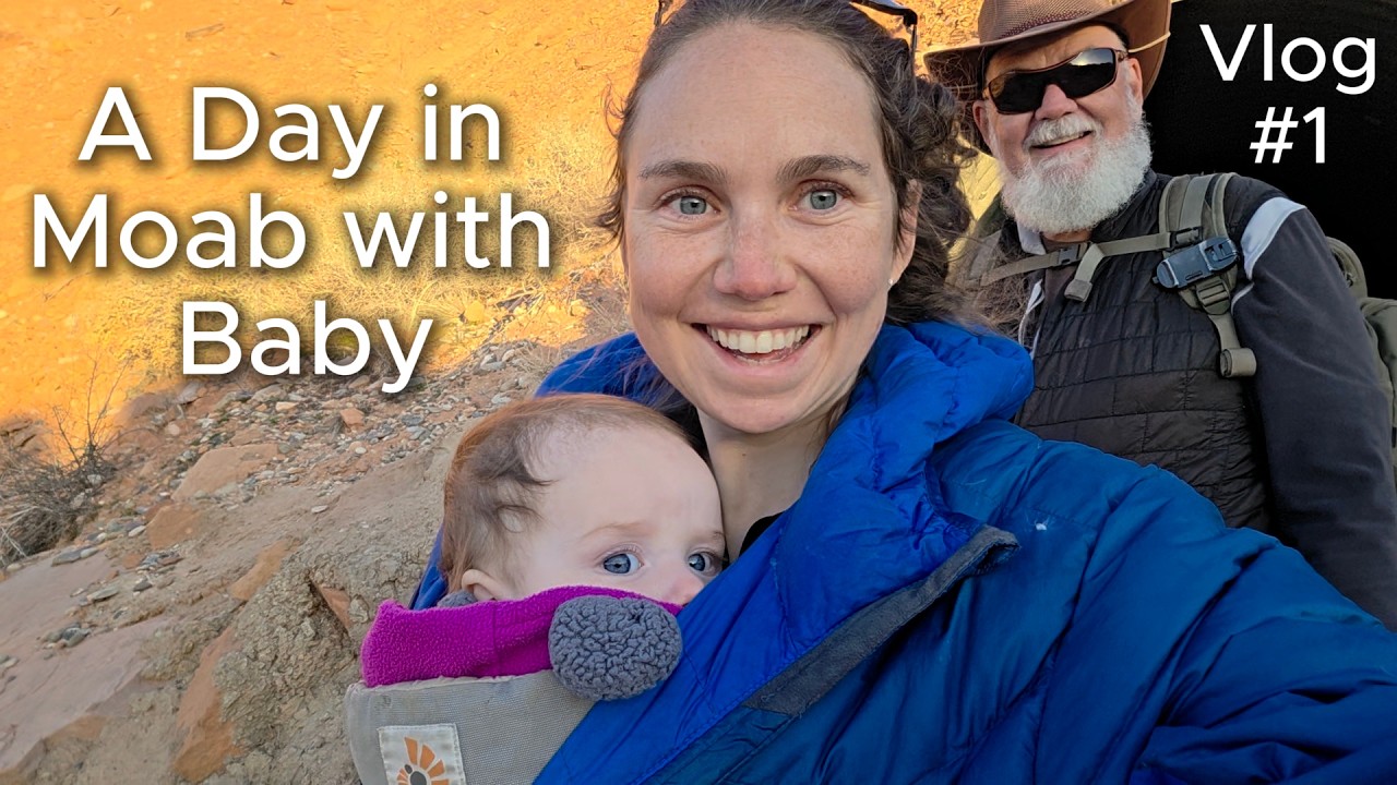 Day in the Life: Hiking in Utah with Baby & Grandpa to Jeep Arch (Moab Vlog 1)