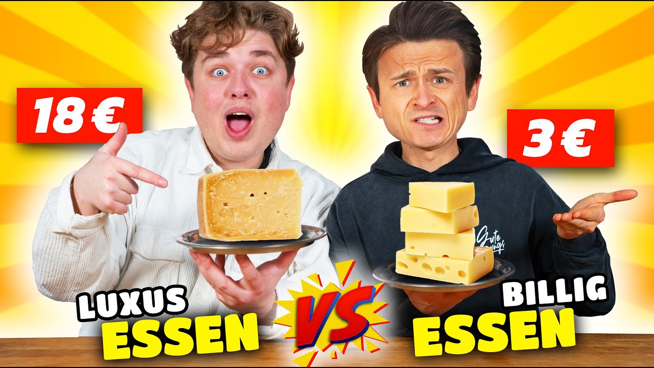 Wir essen LUXUS vs. BILLIG! 👑🧀 mit Smiley