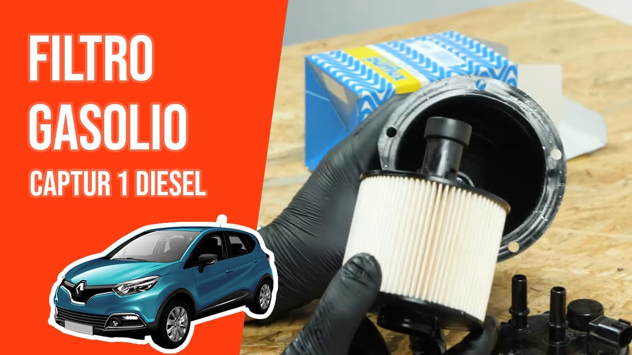 Cambio filtro gasolio Captur 1 1.5 dCi ⛽