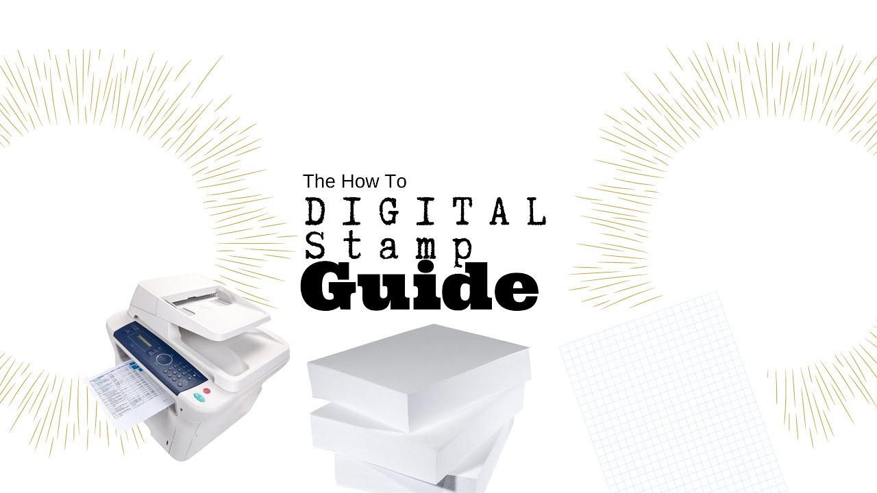 Using Digital Stamps on Cards | How To