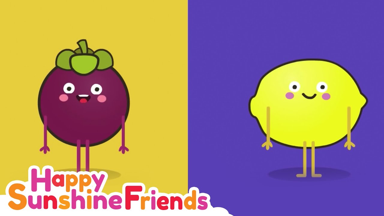 Fruit song | Fruits names for kids | Happy fruits learning song