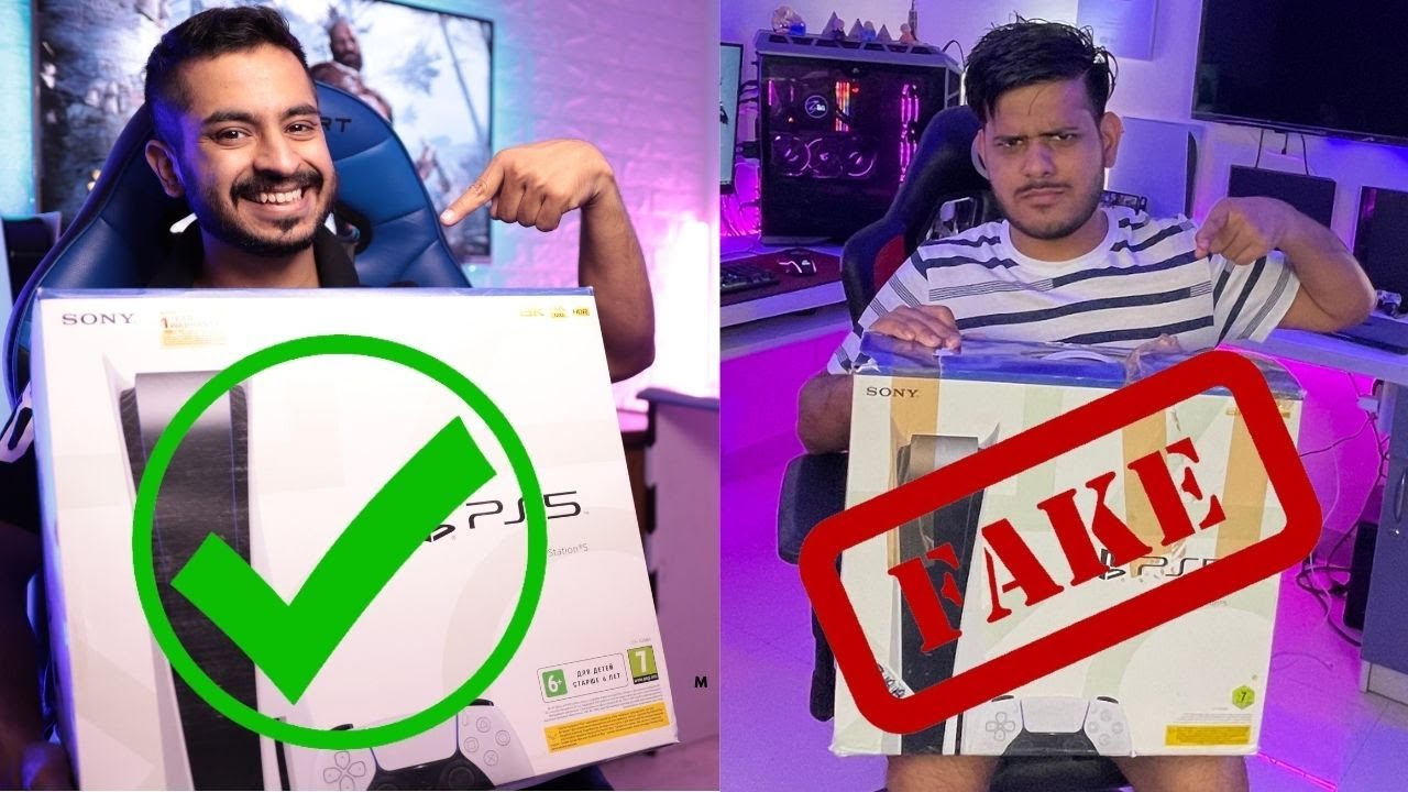 FAKE VS REAL SONY PS5 IN INDIA 😱