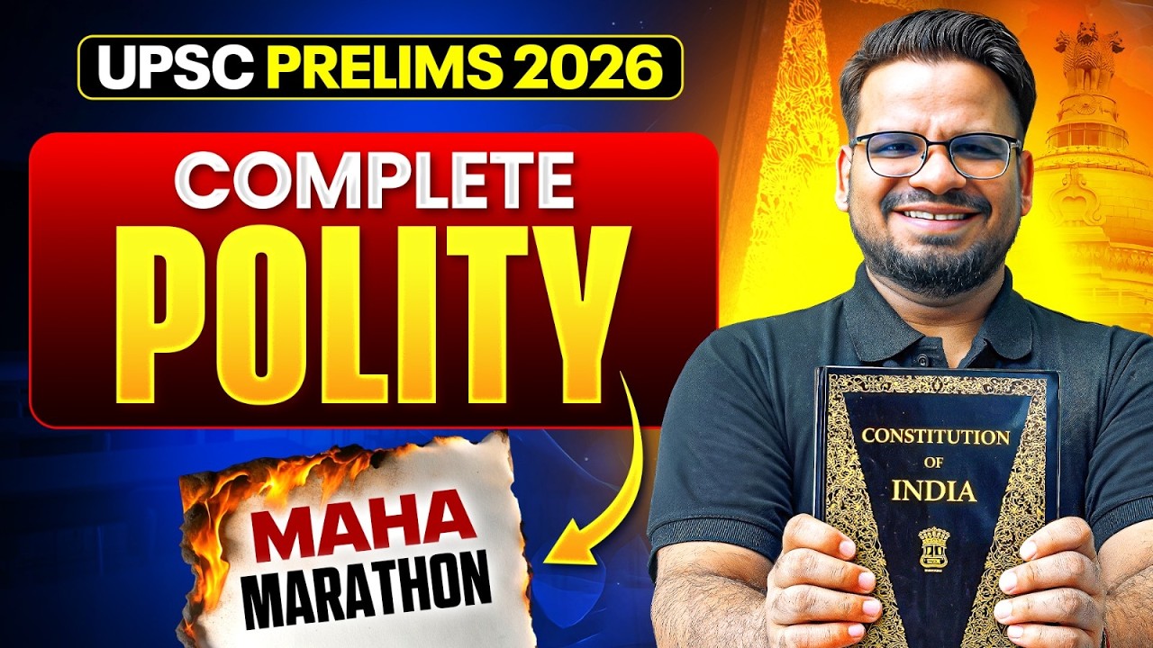 Complete Indian Polity in One Video | Indian Polity  in One Shot | UPSC Prep | UDAAN 2026
