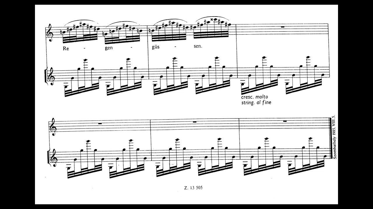 Kurtág - Kafka-Fragmente Part I (1987) (with score)