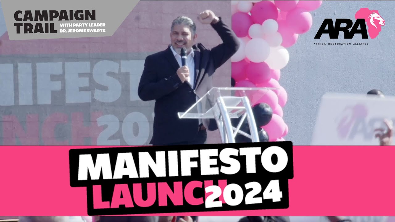 Manifesto Launch 2024   - Dr swartz