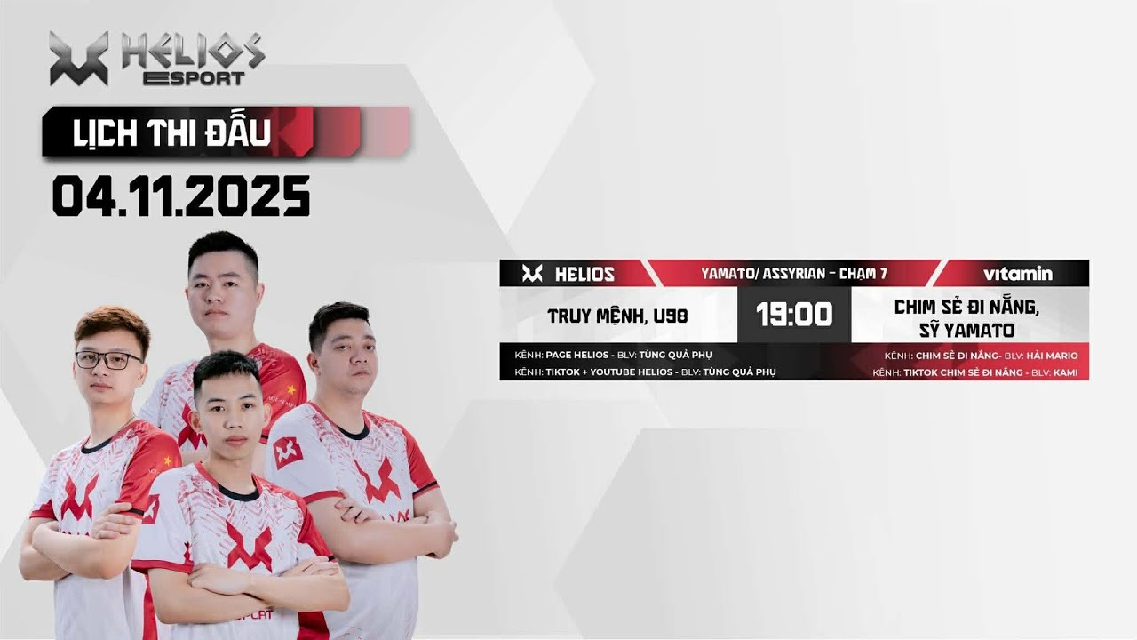 Trực tiếp | 2vs2 Assy/Ya | Chạm 6 | Team Helios Esports vs Spartacus Gaming