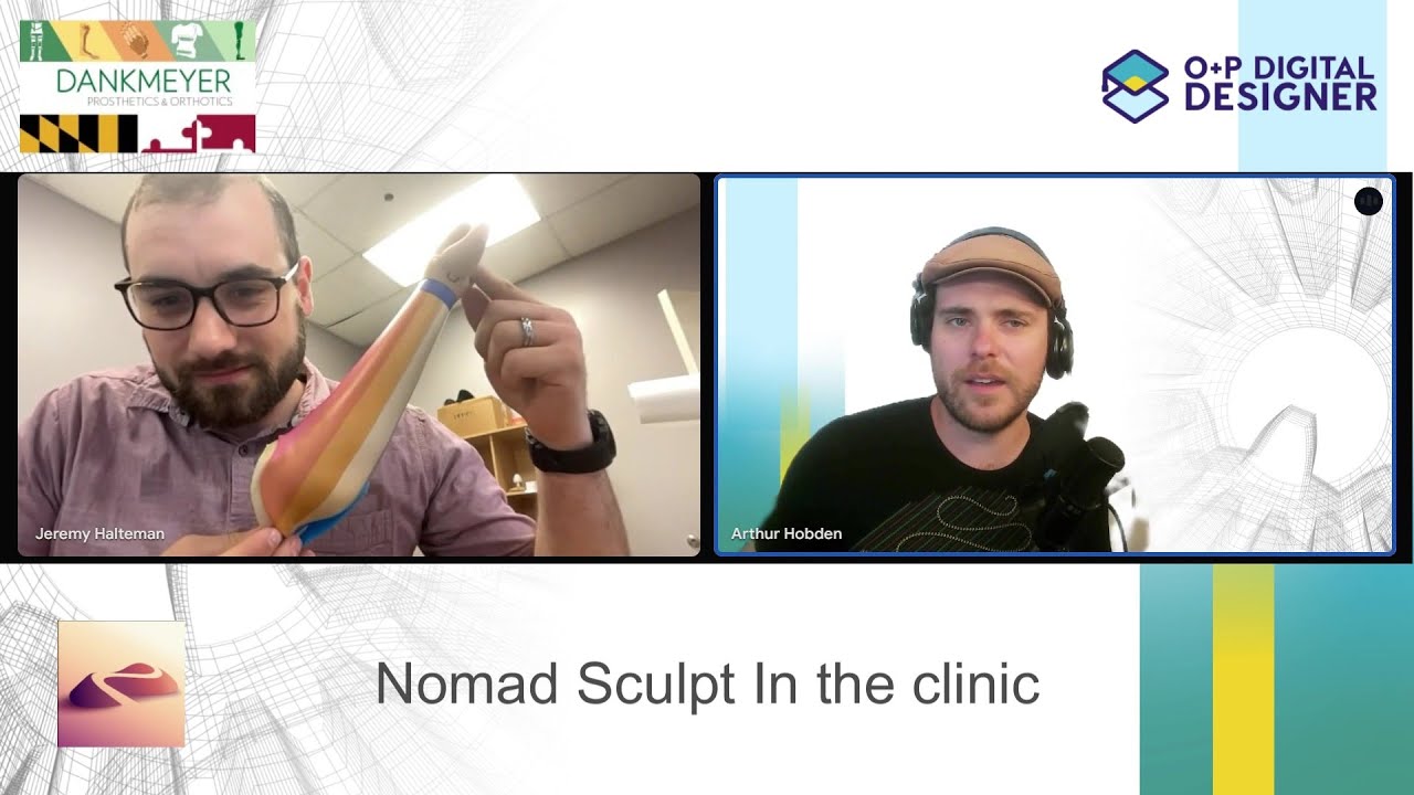 Preparing 3D Scans in Orthotics and Prosthetics using Nomad Sculpt - Interview with Jeremy Halteman