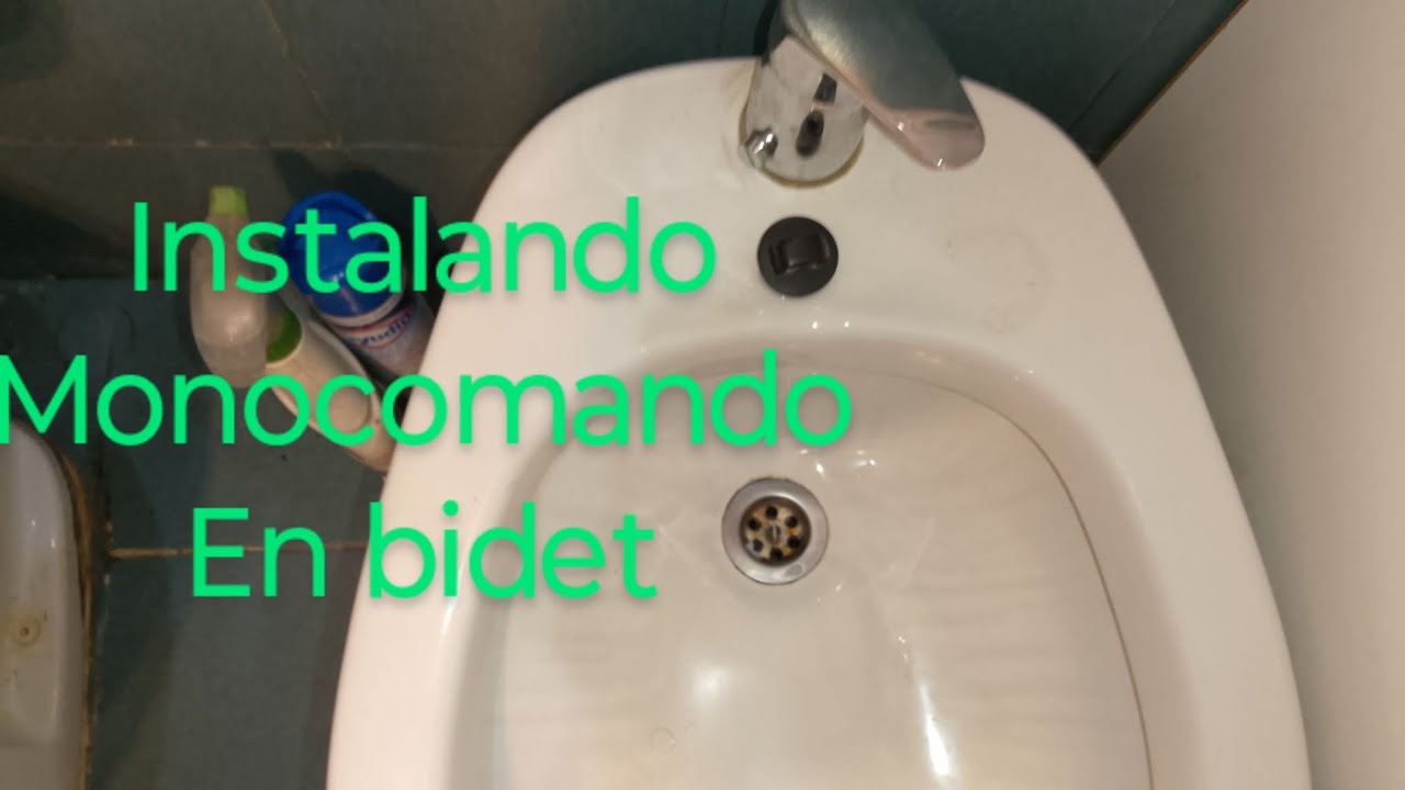 ! Cómo Instalar una grifería monocomando! De bidet !