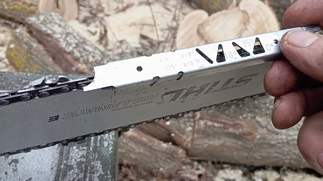 Заточування ланцюга бензопили - це просто.