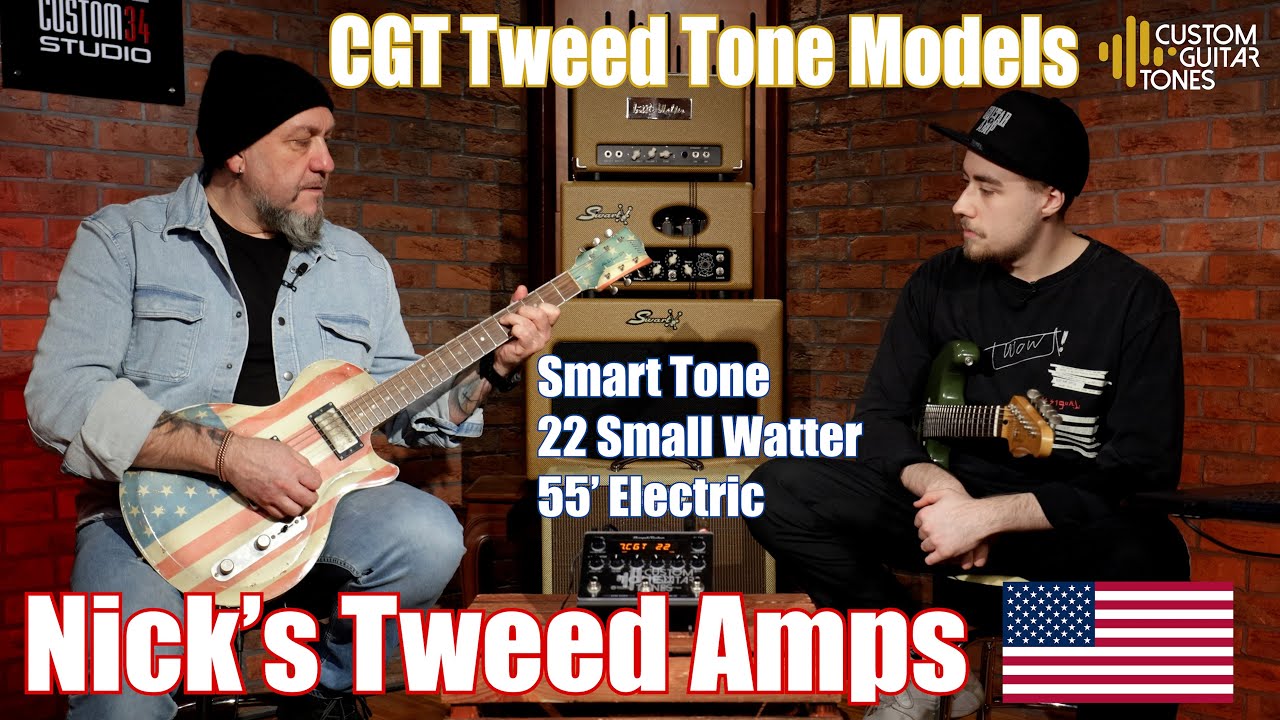 Tweed'owe wzmacniacze Mikołaja & tweed'owe profile CGT - Nick's Tweed Amps and CGT Tweed Tone Models
