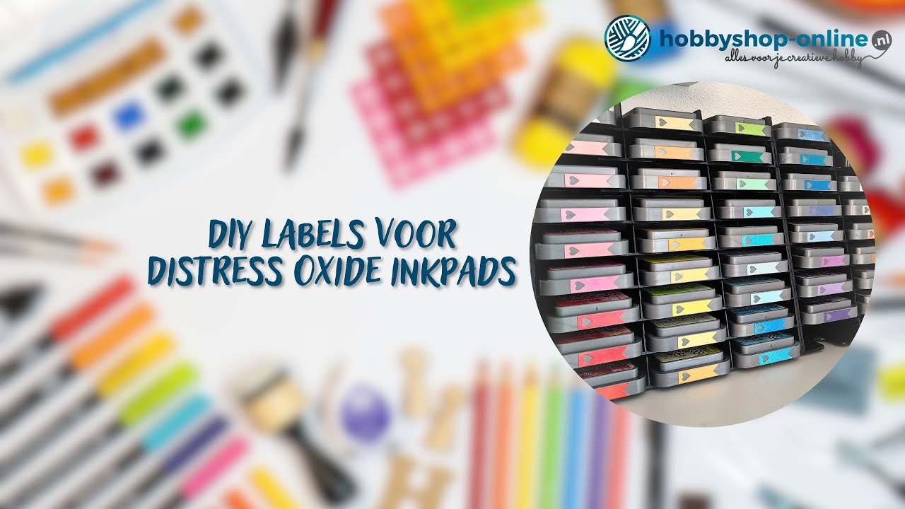 Handige DIY labels voor je Distress oxide inkpads
