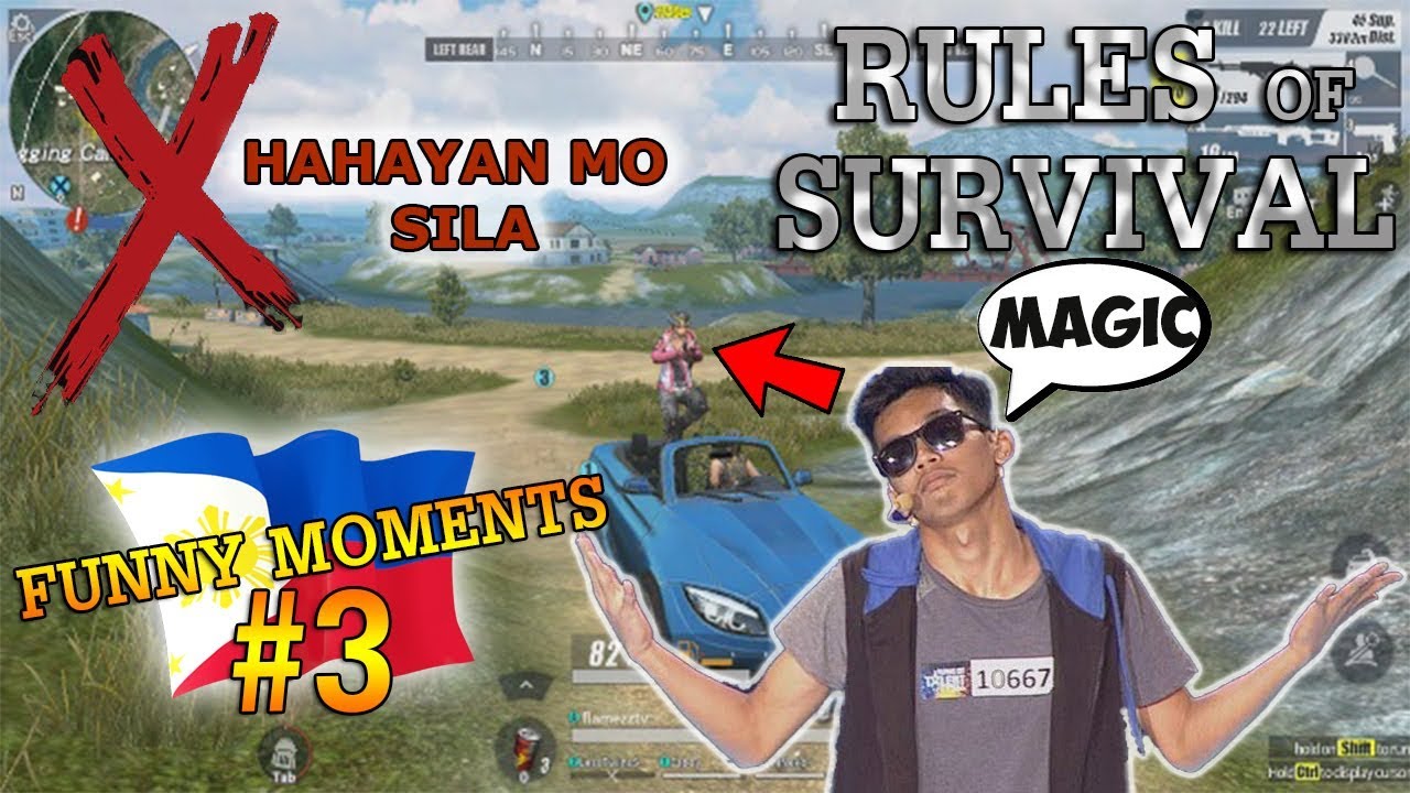RULES OF SURVIVAL FUNNY MOMENTS #3 (PINOY/BISAYA COMMENTARY) ft. Unineko & Friends