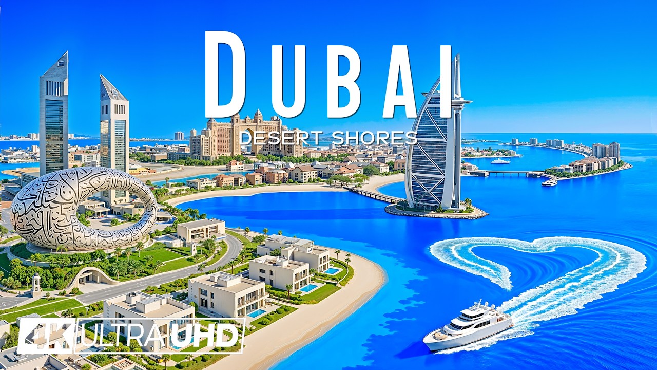 [4K] Dubai 2026 🇦🇪 Explore Arabian Gulf Beaches in Stunning Drone Footage with Deep House Chill