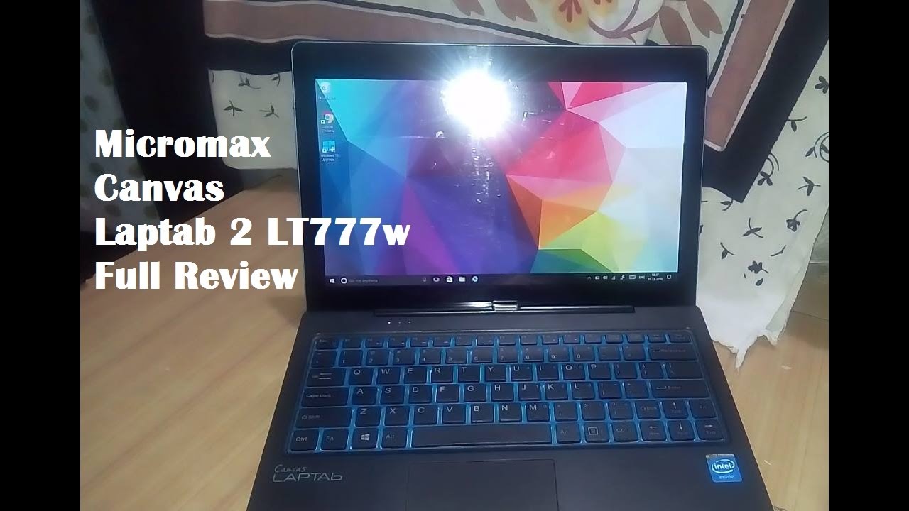 Micromax canvas laptab 2 LT777w full review