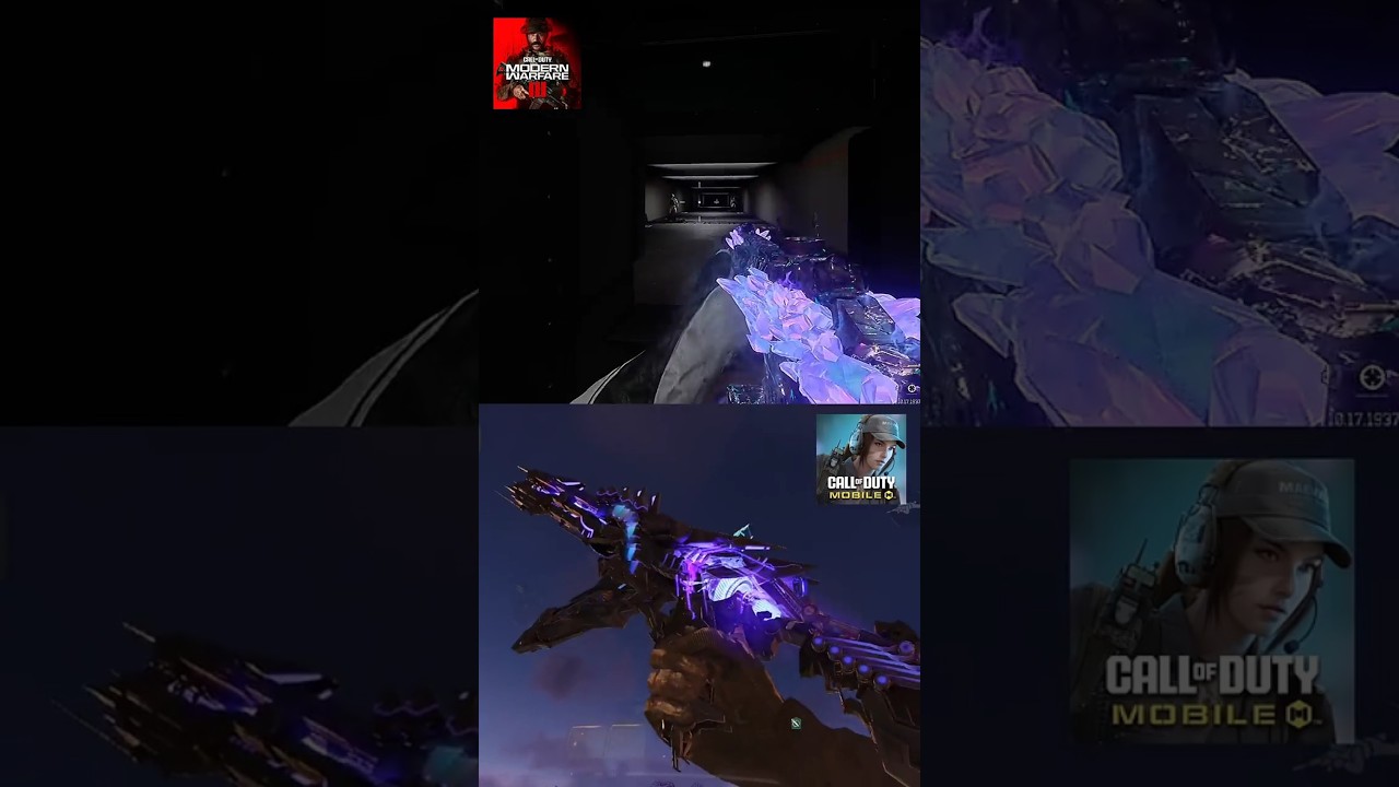 MCW [Glacial Cold] vs Mythic Grau 5.56 [Phantom's Core] Weapon Inspection | COD Mobile vs MW3