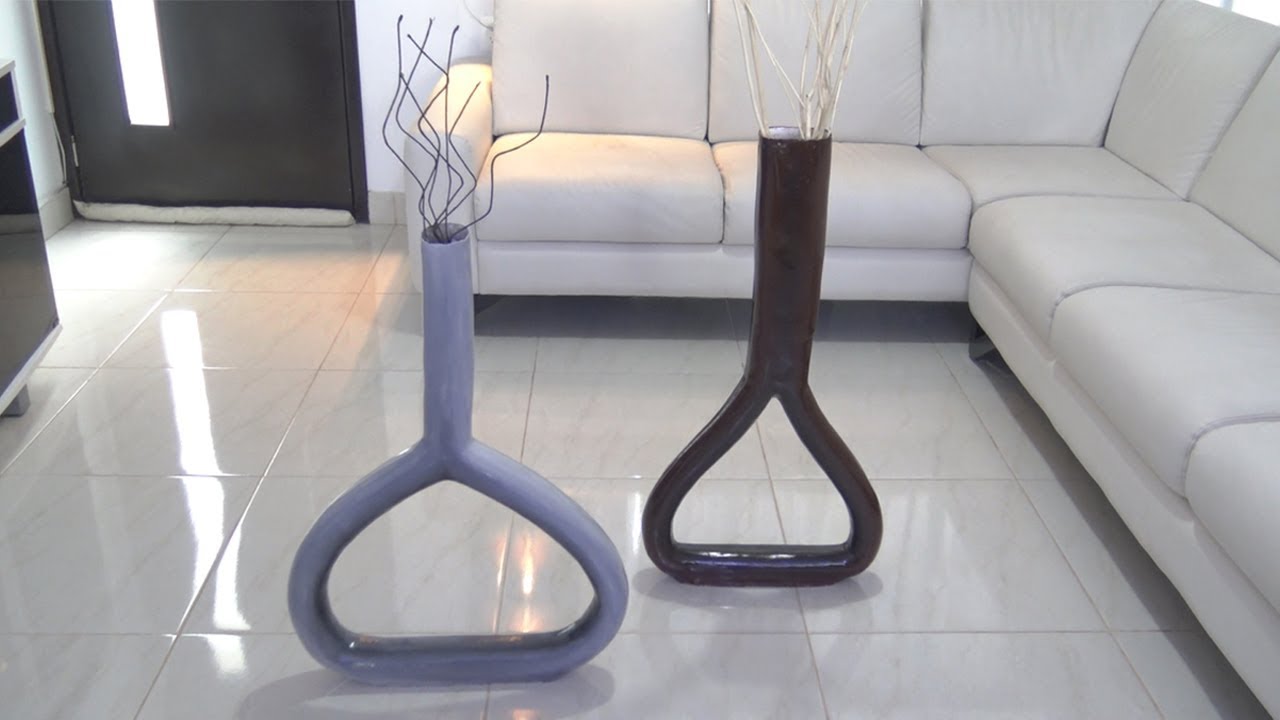 Jarrones Modernos Modern Vases-Vasos Modernos feito-Papel mache
