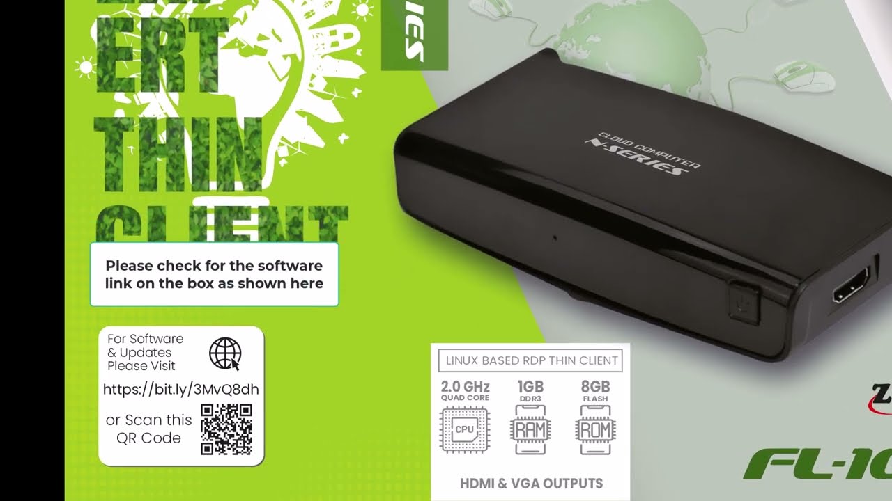 Nseries FL100 Thin Client installation process