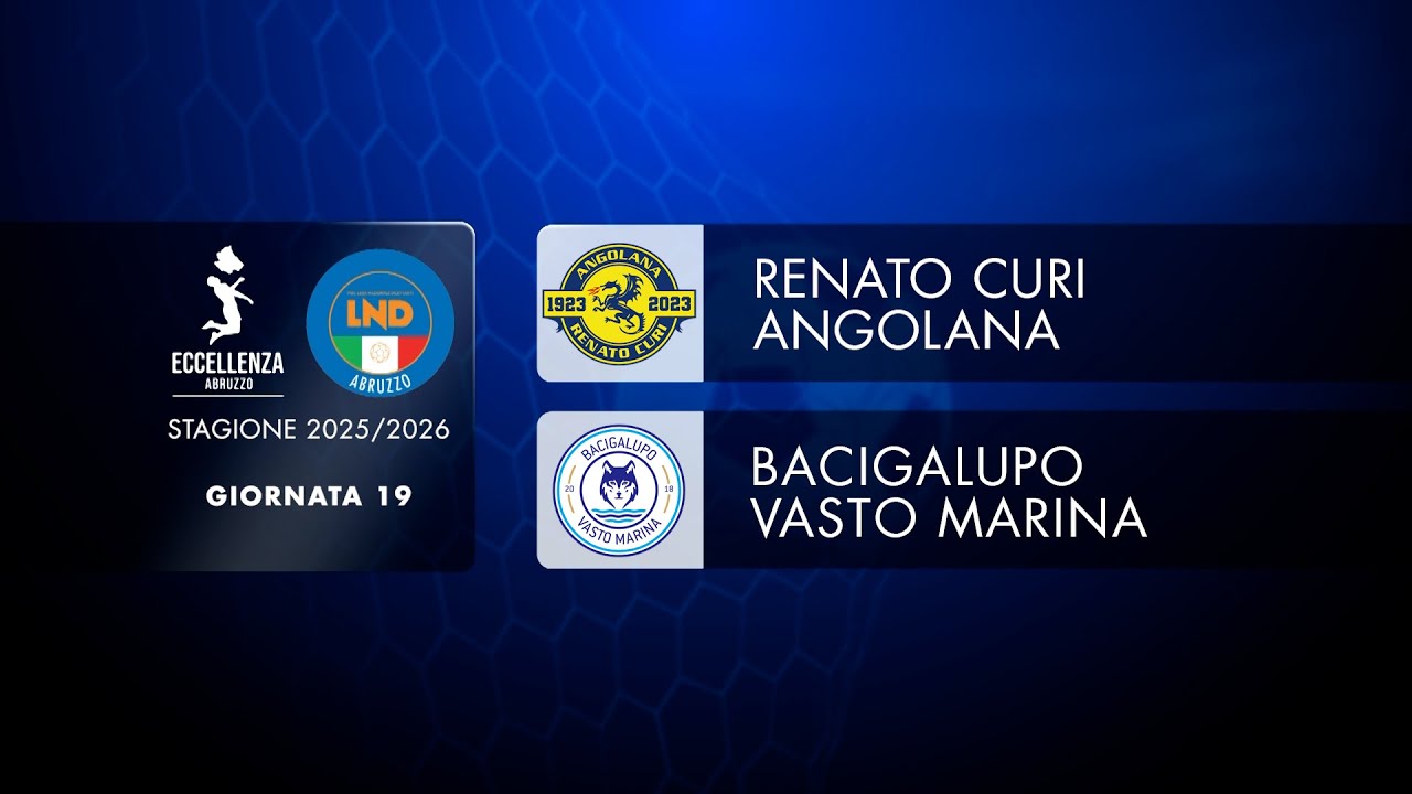 Eccellenza Abruzzo | 19&deg; giornata: Renato Curi Angolana - Bacigalupo Vasto Marina (2-2)