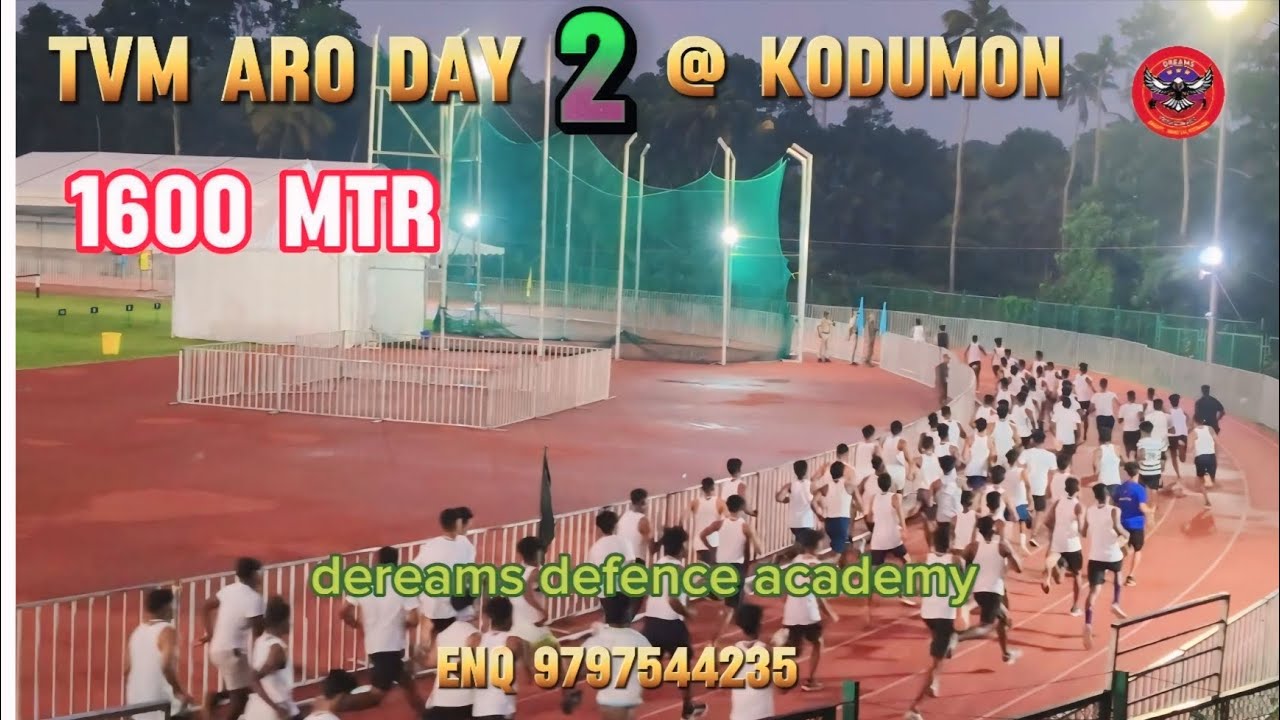 1600 MTR RUN / INDIAN ARMY DAY 2 @TVM ARO 