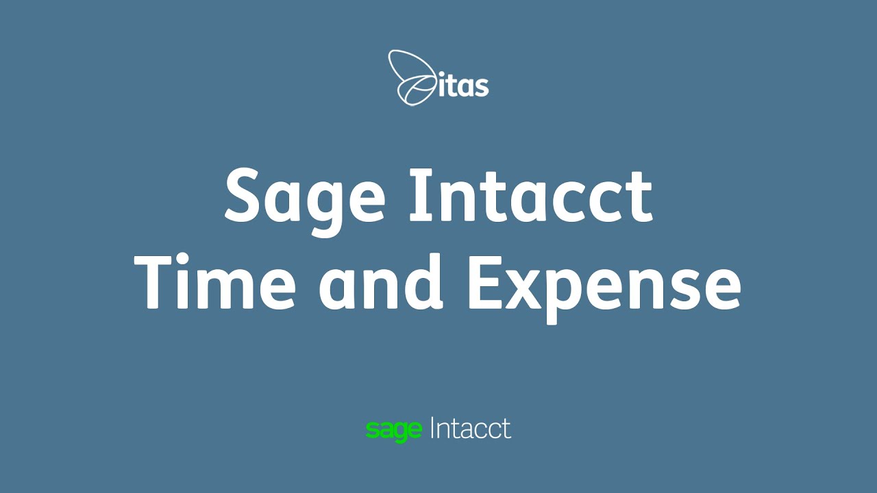 Sage Intacct Time and Expense | Sage Intacct Project Accounting Modules
