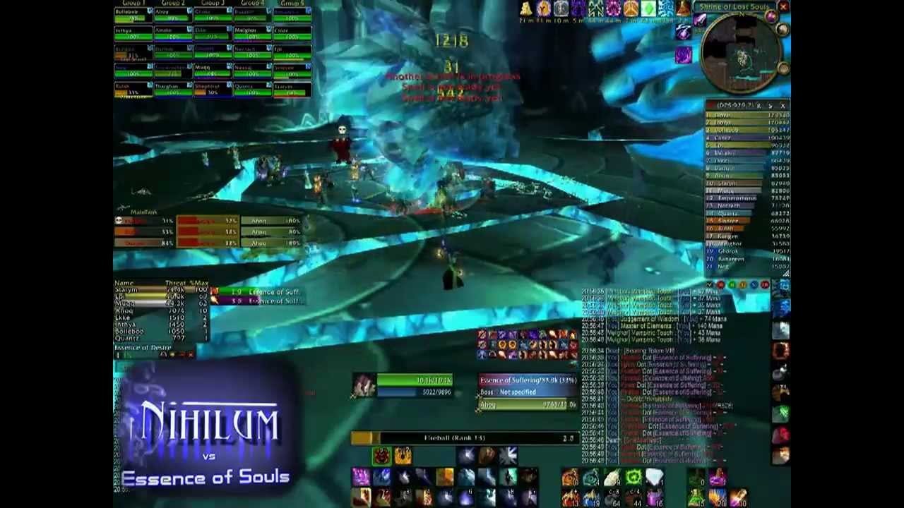 World of Warcraft Nihilum vs Reliquary of Souls