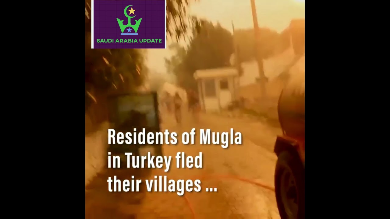 Residents of Turkey's Mugla and surrounding areas fled their villages as wildfires continued
