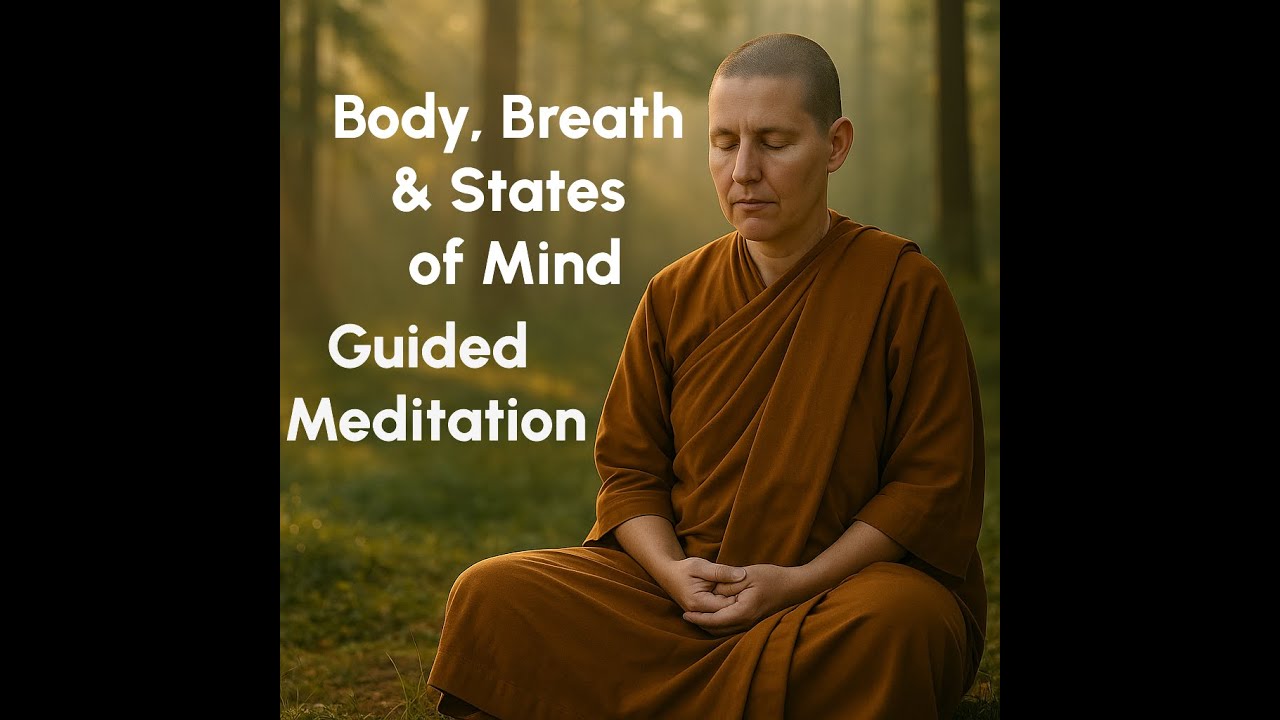 Управляемая буддийская медитация: осознанность тела, дыхания и состояний ума (практика Сатипаттхана)